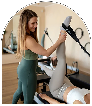Streching, nyújtás pilates óra Dabason